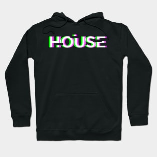 Retro Glitch House Music | EDM Rave Hoodie